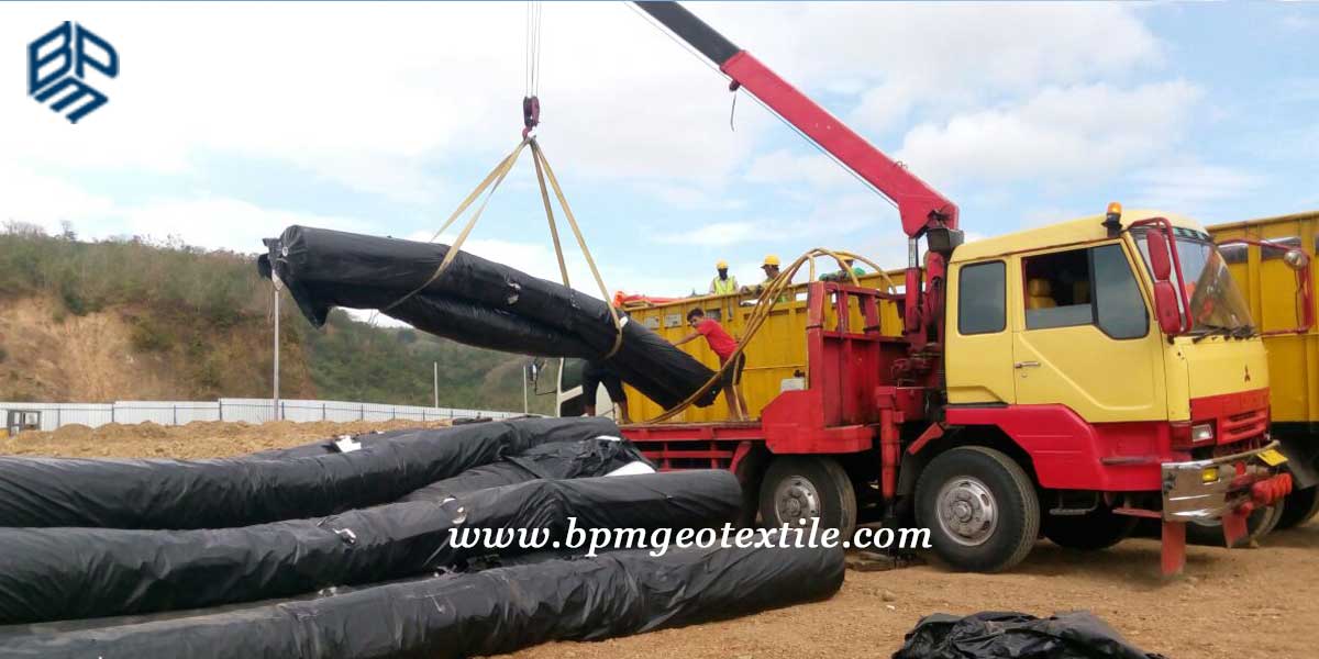 Nonwoven Geotextile for Port Extension project in Indonesia