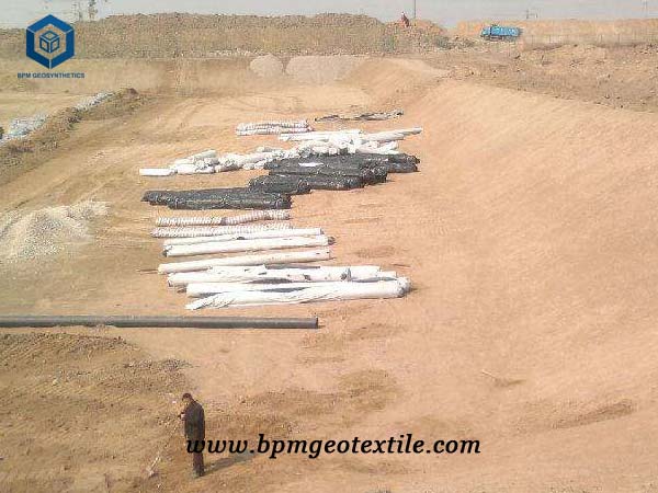 pp nonwoven geotextile for lake protection