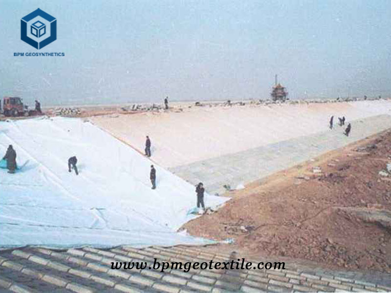 Non Woven Geotextile Membrane for Lead Zinc Ore Mine Pond