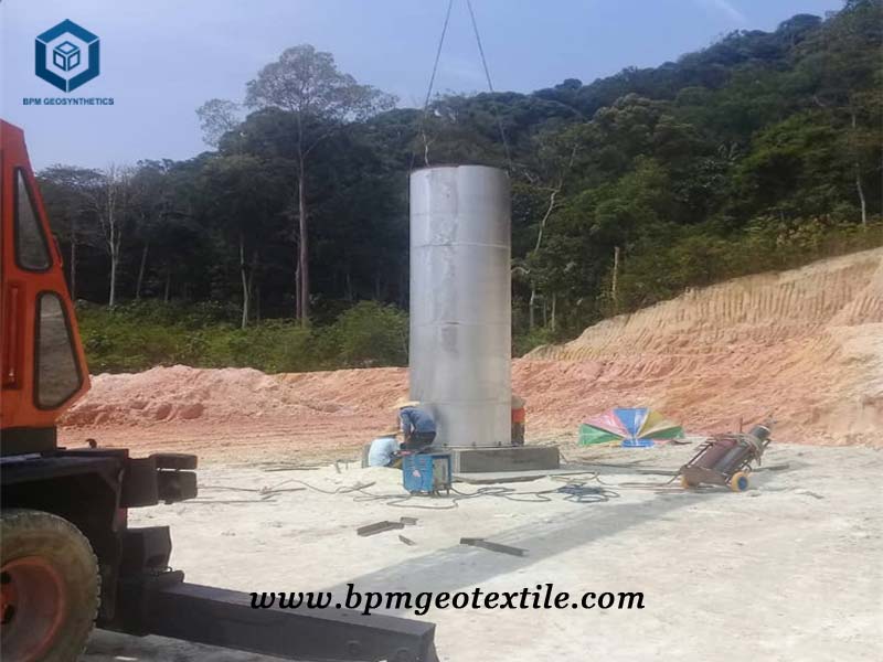Waterproof Geotextile Fabric for Palm Oil Waster Pond