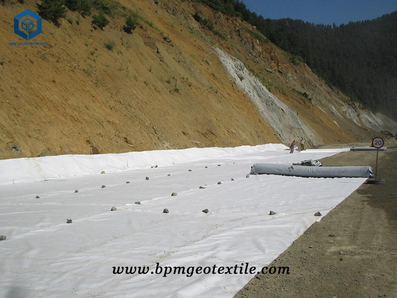 PET Woven Stabilization Fabric for Road Embankment Reinforcement in Philippines