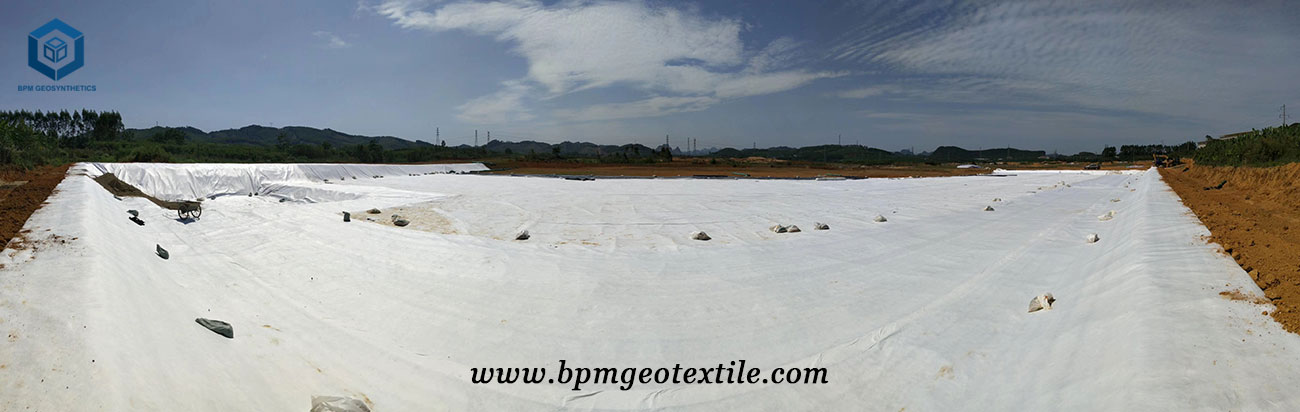 Filament Geotech Fabric for Jingzhang Railway Project in China