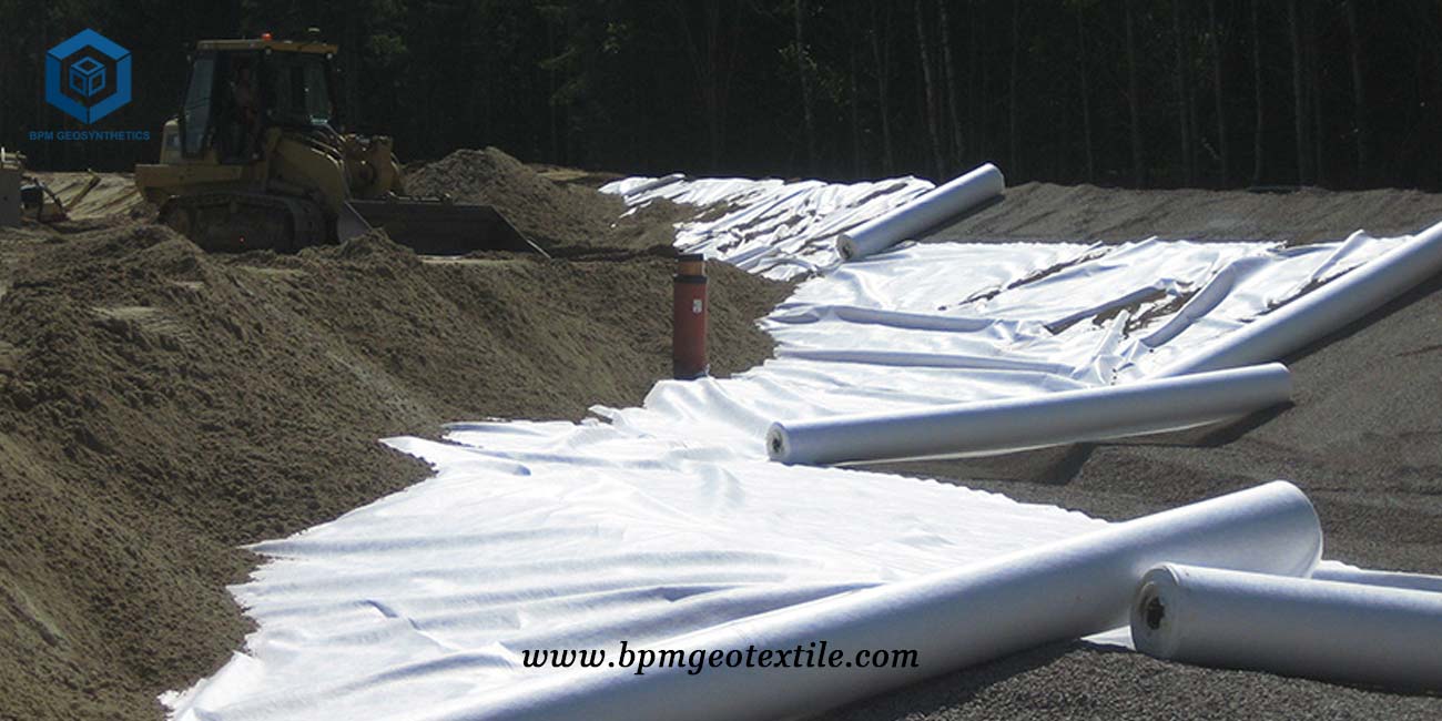 PET Non Woven Geotextiles in Road Construction Project in Sweden
