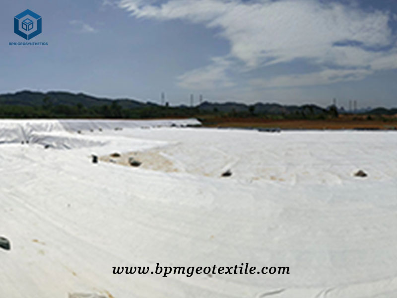 Needle Punched Non Woven Fabric for Road Project in Thailand