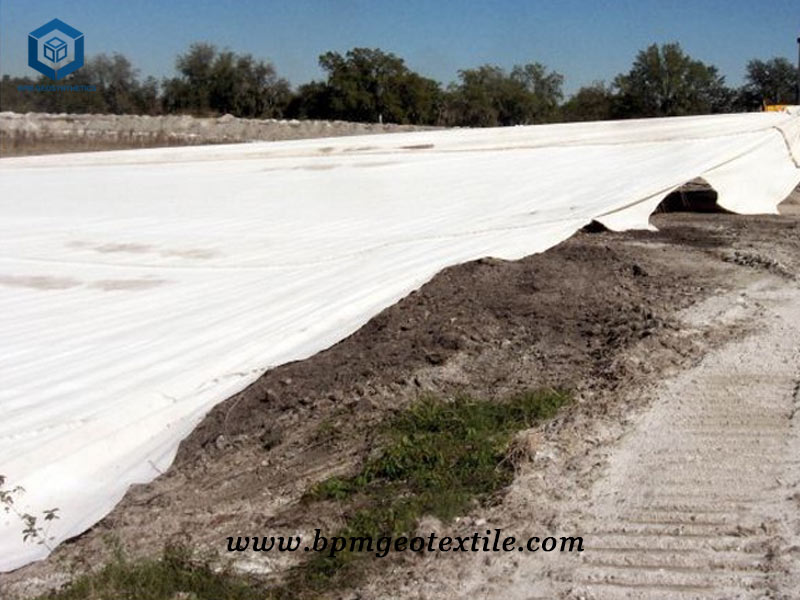 Geo Fabric Sheet for Salt Barrier Project in Tunisia