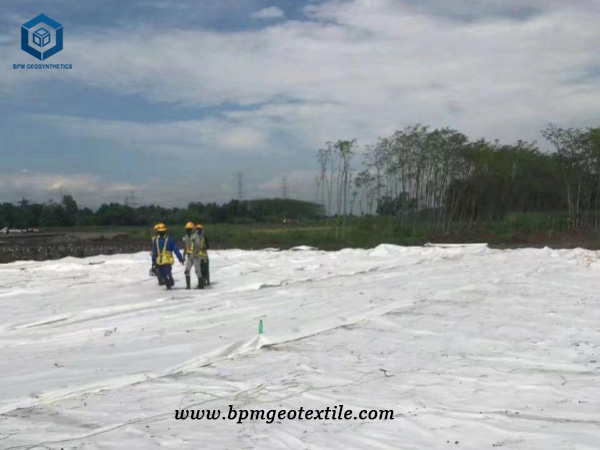 PET Nonwoven Fabric for Slope Project in South Africa