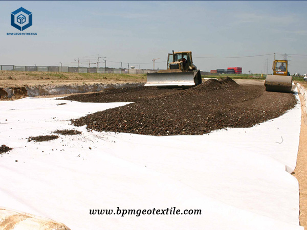 Nonwoven Geotextile Fabric Driveway Construction Project in Australia