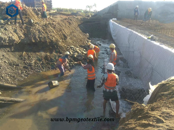 10 oz Non Woven Geotextile for Slope Protection in Myanmar