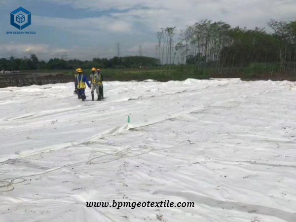 Non Woven Polyester Fabric for Dam Project in South Africa