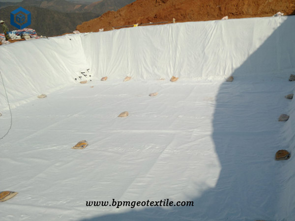 Non Woven Polypropylene Geotextile Fabric for Artificial Lake Project in Bangladesh