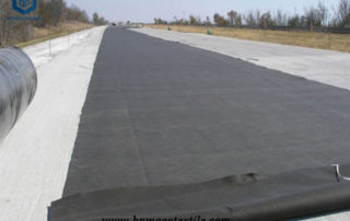 Black Non Woven Polypropylene Fabric for Road Construction in Thailand