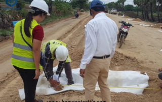 PET Filament Geotextile Product for Landfill Project in Malaysia