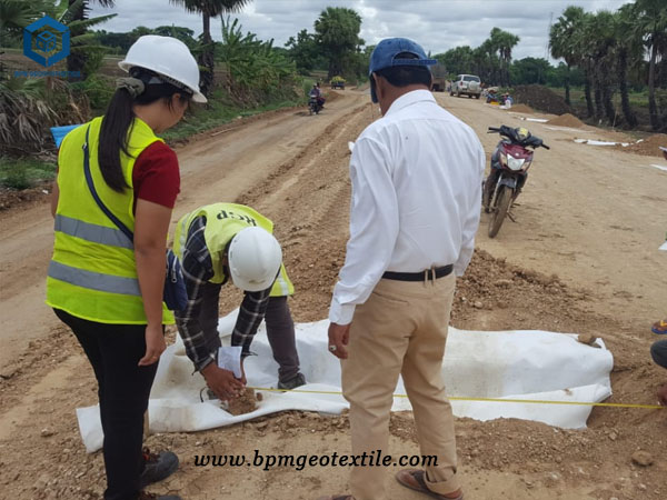PET Filament Geotextile Product for Landfill Project in Malaysia