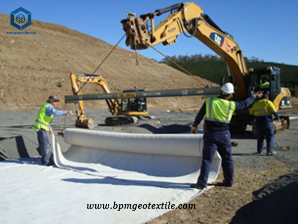 Filament Geotextile Geotechnical Cloth for Landfill Project in Australia