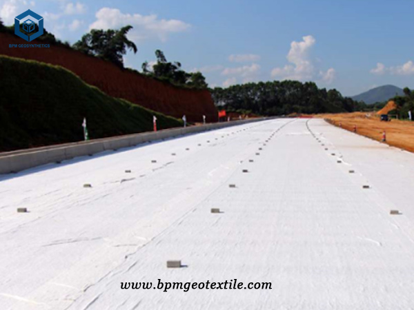 Non Woven Geotextile Driveway Fabric Underlayment Fabric for Road Construction
