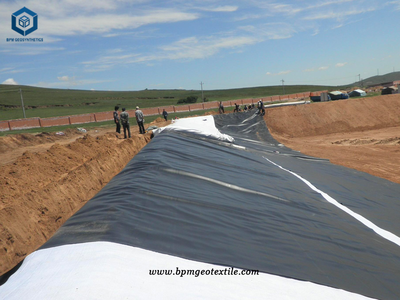 Continuous Filament Geotextile Roll for Cow Effluent Pond Projects in New Zealand