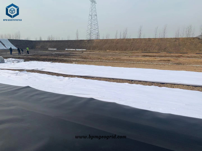 Needle Punched Geotextile Separator for Oxidation Pond Projects in China