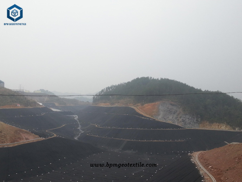 Non Woven Filament Soil Separator Fabric for Tailings Treatment Project in Peru