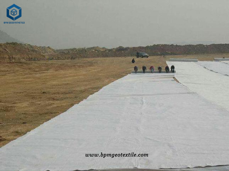 Non Woven Polyester Geotextile for Road Construction in Ireland