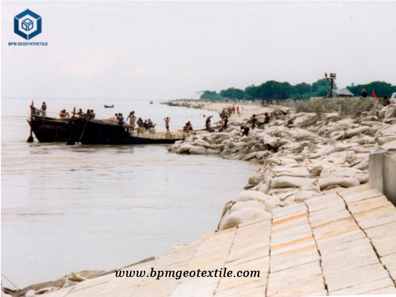 Geotextile Bag for Riverbank Protection in Bangladesh