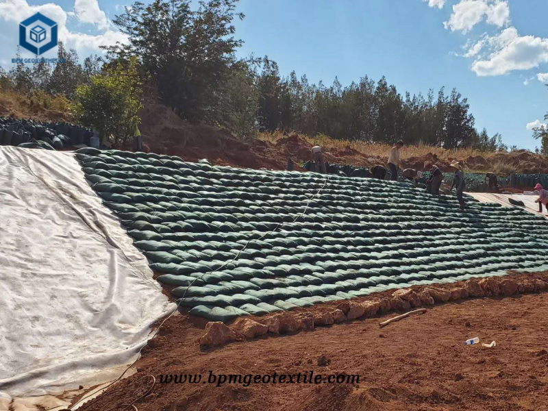 Geotextile Sandbags for Riverbank Protection in Bangladesh