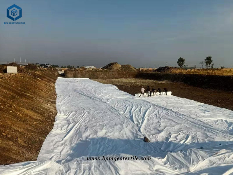 Polypropylene Geotextile Fabric for Landfills Project in Laos