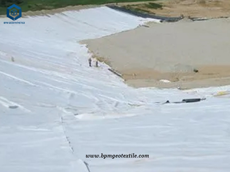 PP Geotextile Mat for Landfill Project in Jordan