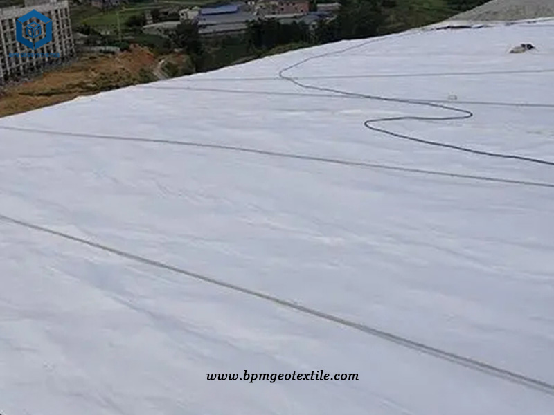 PP Geotextile Mat for Landfills Project in Jordan