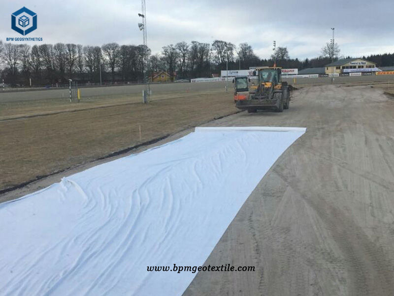 PET Filament Fabric Geotextile for Driveway Road Construction Proiject in New Zealand