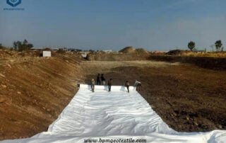 200gsm Geotech Fabric Under Gravel for Road Construction Project in Indonesia