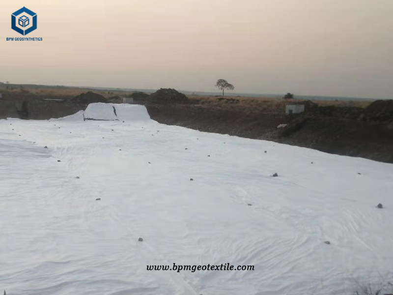 200gsm Geotech Fabric Under Gravel for Road Construction in Indonesia