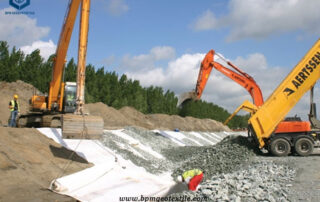 PP Filament continuous Geotech Filter Cloth for River Drainage Project in America