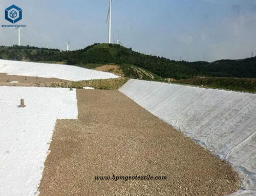 Non Woven Geotextile Drainage Mat for Mine Drainage Project in Africa