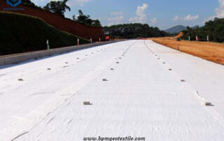 Nonwoven Geotextile Separator Fabric for Road Construction Project in Indonesia