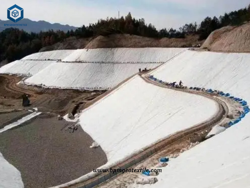 PET Filament Geotextile Fabric for Tailings Project in South Africa