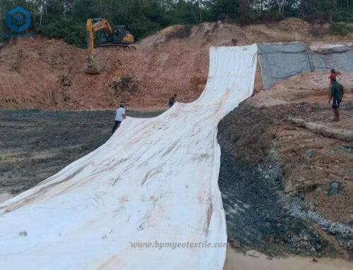 Staple Fiber Geotextile Fabric for Weak Foundation Reinforcement of East Railway in Malaysia