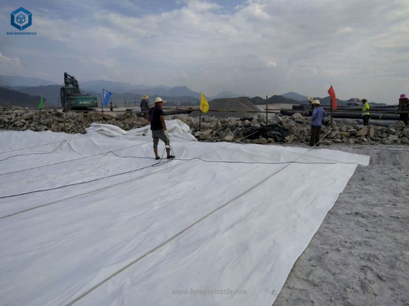 White Geotextile Fabric Malaysia for Railway Construction