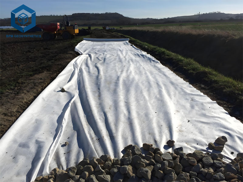 Polyester Non Woven Geotextile for Highway Road Construction