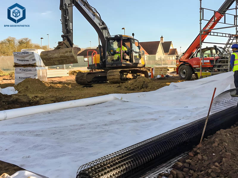Drainage Non Woven Geotextile for Road Construction