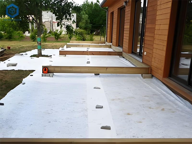 Geotextile Fabric for Sedimentation Pond